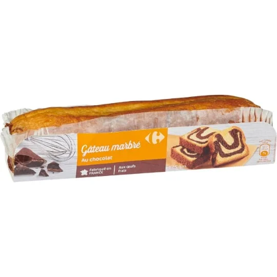 Gâteau marbré au chocolat