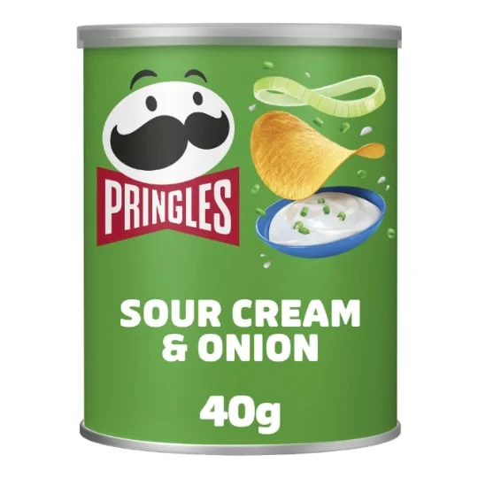 Chips tuiles goût crème et oignon