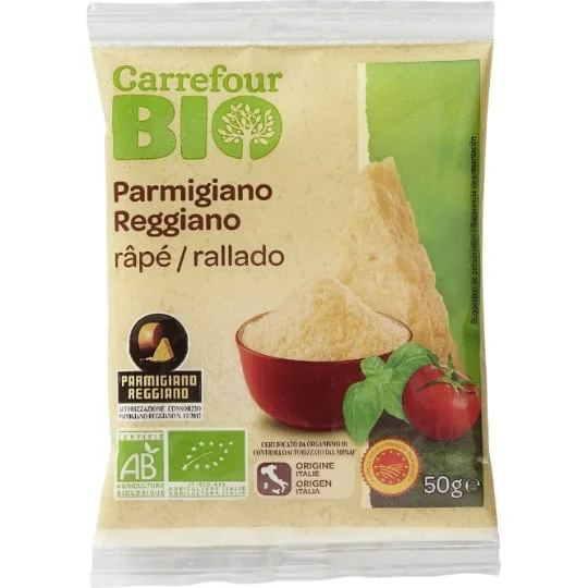 Fromage Râpé Bio Parmigiano Reggiano AOP