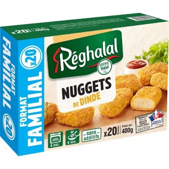 Nuggets de dinde Halal
