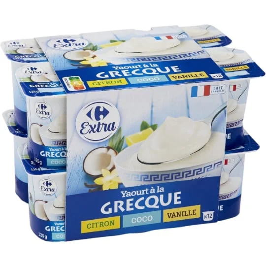 Yaourt assortiment à la grecque