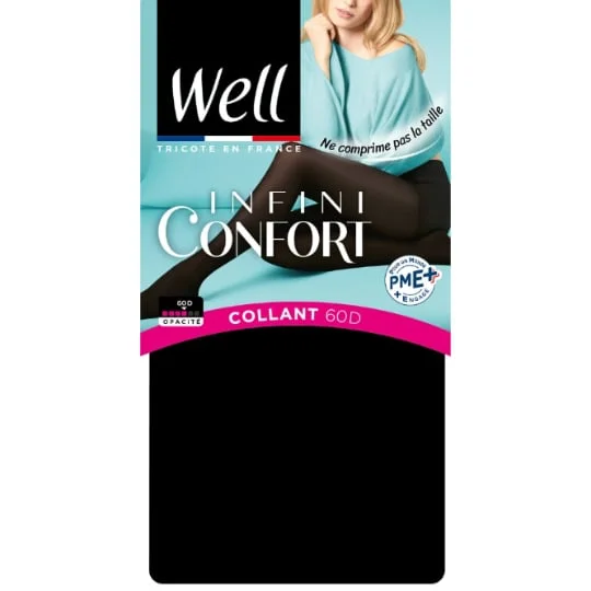 Collant femme noir T1 Infini confort