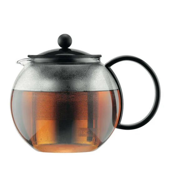 Théière À Piston Assam 1L Avec Filtre Inox