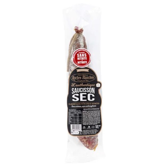 Saucisson sec sans nitrite et sans nitrate