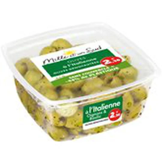 Olives dénoyautées Mille et un Sud à l'Italienne