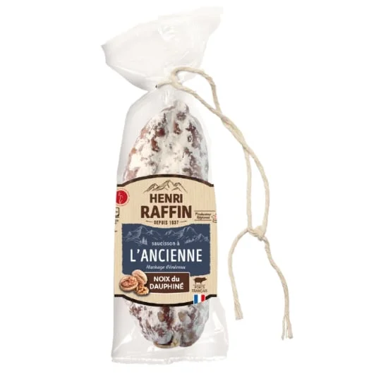 Saucisson à l'ancienne aux Noix du Dauphiné