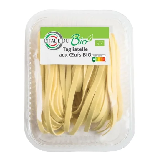Pâtes fraîches Tagliatelle Bio aux Oeufs