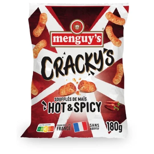 Biscuits apéritifs Cracky's hot and spicy