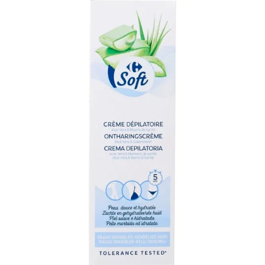 Crème dépilatoire peaux sensibles