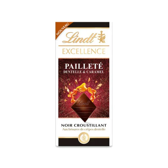 Excellence Chocolat Noir Croustillant Pailleté Dentelle- & Caramel