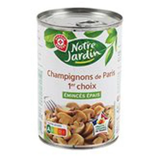 Champignons Emincés, épais