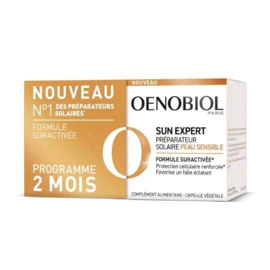 Complément Alimentaire Bronzage Préparateur Solaire Peau Sensible Sun Expert