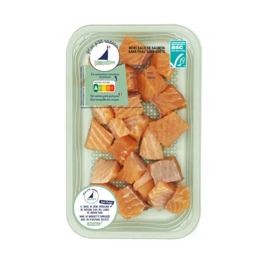 Saumon sans peau, sans arête