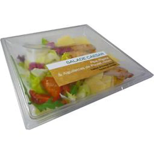 Salade Caesar pipe rigate & aiguillettes de poulet rôties