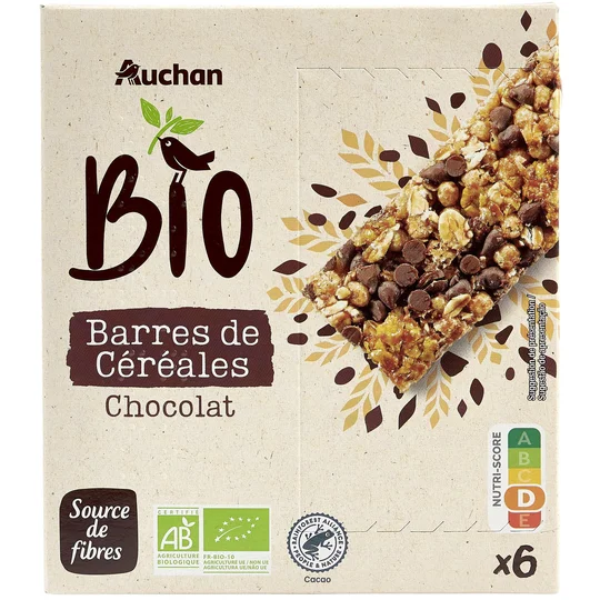 Barre de céréales au chocolat