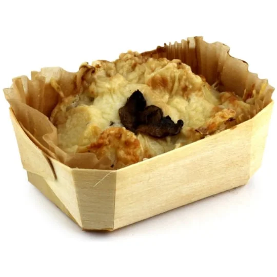 Plat cuisiné gratin de champignons