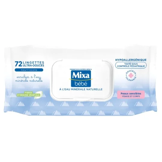 Lingettes Bébé Eau Minérale Naturelle