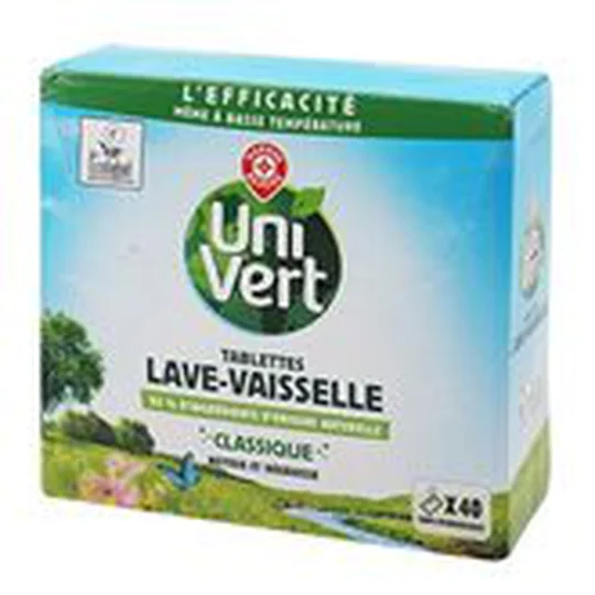 Tablette lave-vaisselle UniVert Classiques ecolo - x40