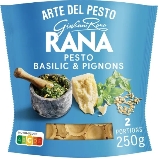 Pâtes fraîches Ravioli Pesto Basilic et Pignons