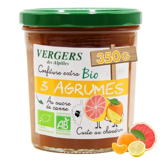 Confiture 3 agrumes corse Bio