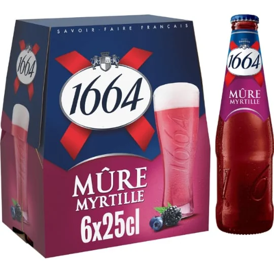 Bière aromatisée Mûre Myrtille