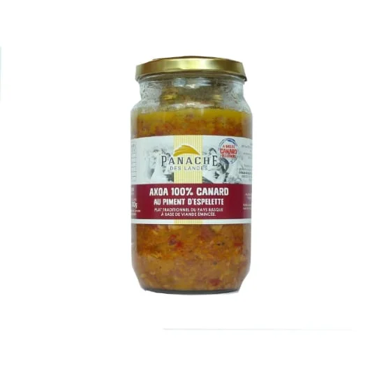 Plat cuisiné Axoa de canard