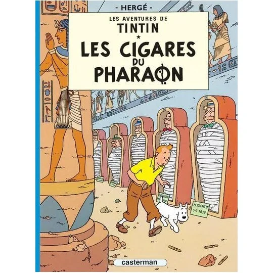 BD Les Aventures de Tintin Tome 04 - Les cigares du pharaon