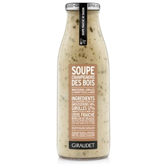 Soupe champignons des bois