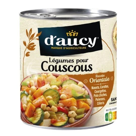 Légumes cuisinés pour couscous