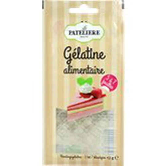 Feuille gelatine