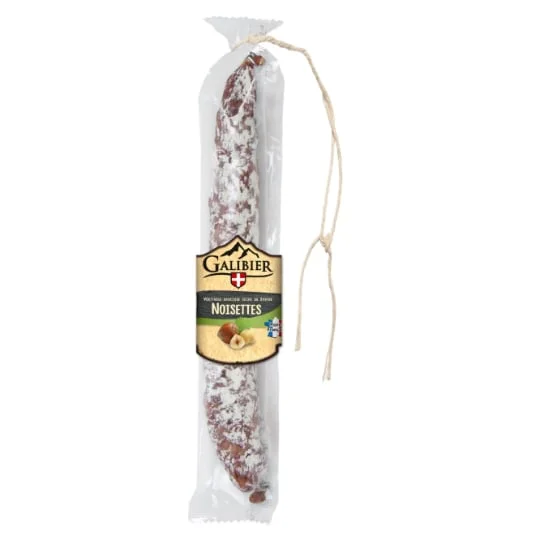 Saucisson sec aux noisettes