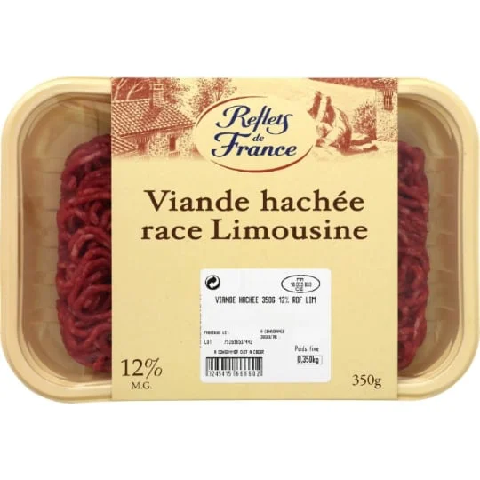 Viande hachée race Limousine 12% MG