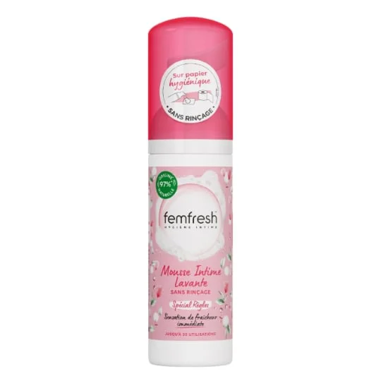Mousse Intime Lavante Sans Rinçage Sensation De Fraîcheur Immédiate
