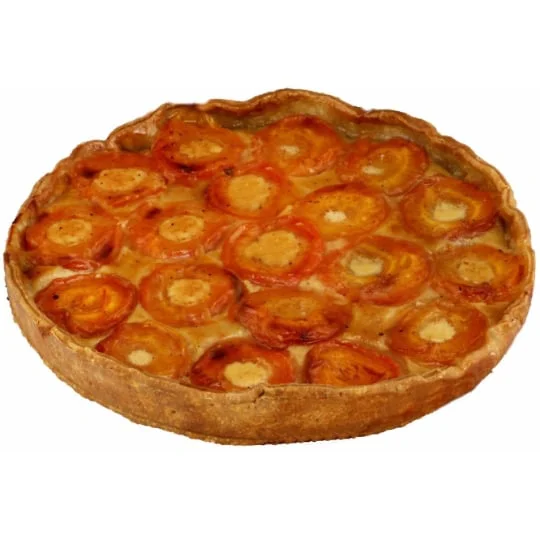 Tarte abricot 6 parts