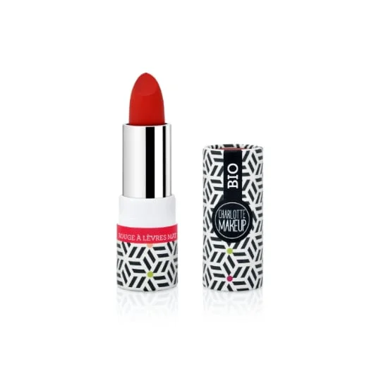 Rouge à lèvres rouge parfait mat n°9 Bio