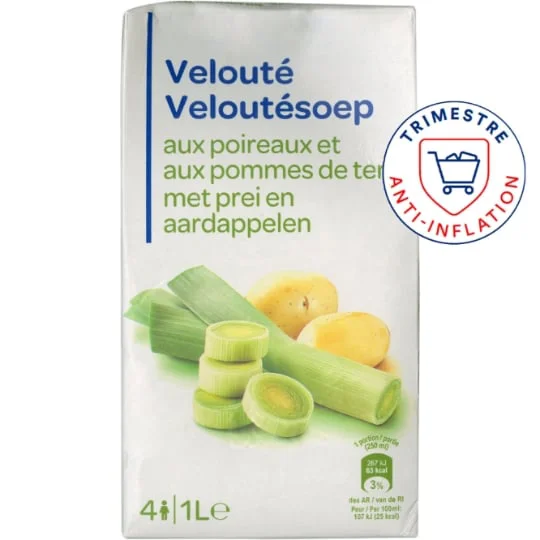 Soupe poireaux, pommes de terre