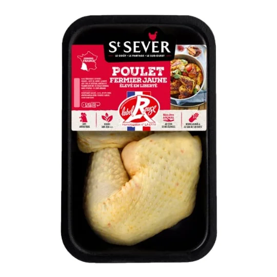 Cuisse de poulet fermier jaune Label Rouge