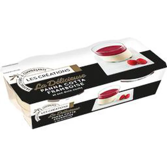 La Délicieuse Panna Cotta framboise et son divin coulis