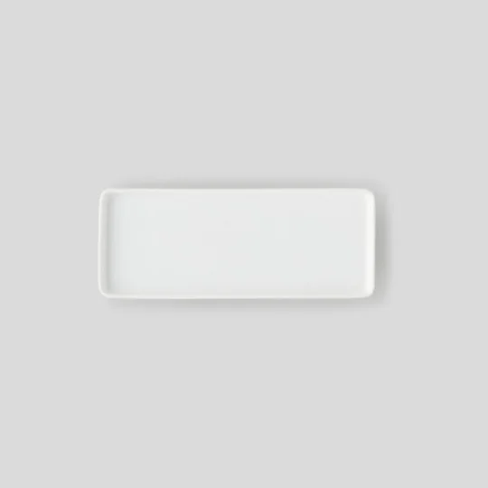 Plat Rectangulaire, 25Cm, Blanc