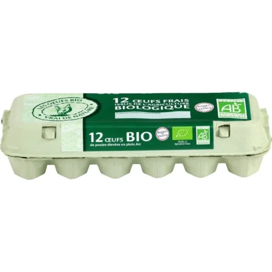 Oeufs bio moyens