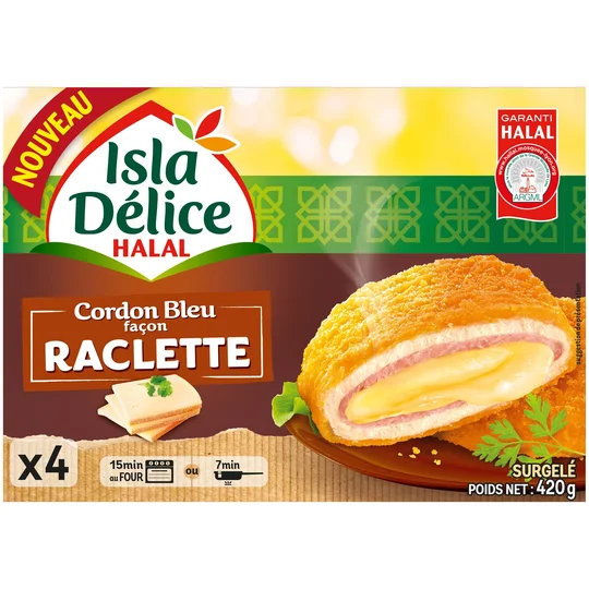 Cordon bleu façon raclette Halal