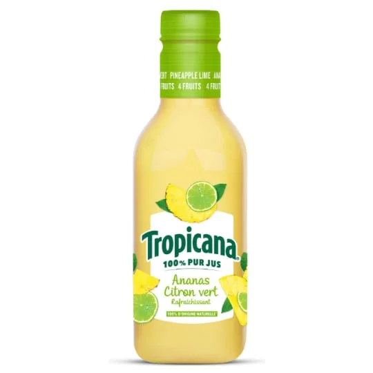 Jus pur premium Ananas citron vert