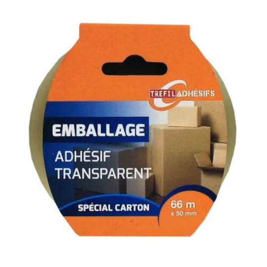 Ruban adhésif transparent emballage spécial carton