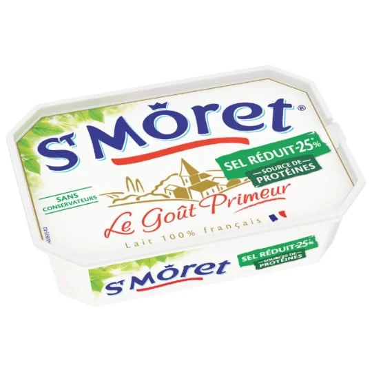 Fromage à Tartiner Nature Réduit en Sel