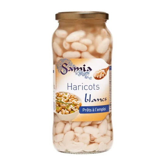 Haricots blancs prêt à l'emploi