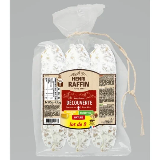 Saucissons Beaufort/nature/noix