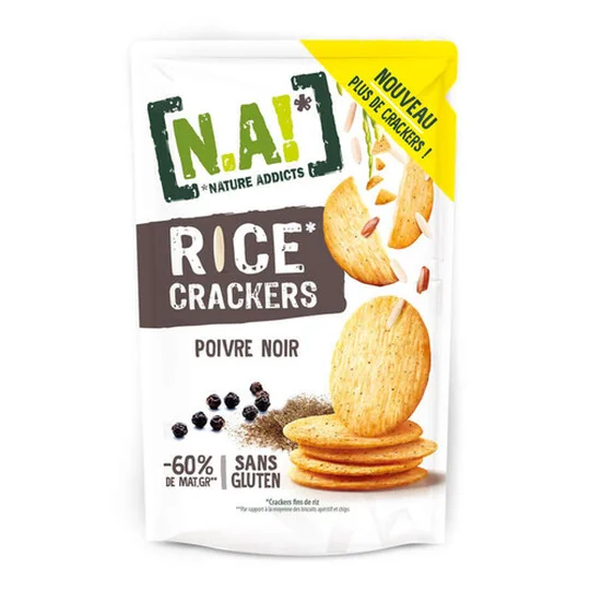 Rice Crackers saveur poivre noir