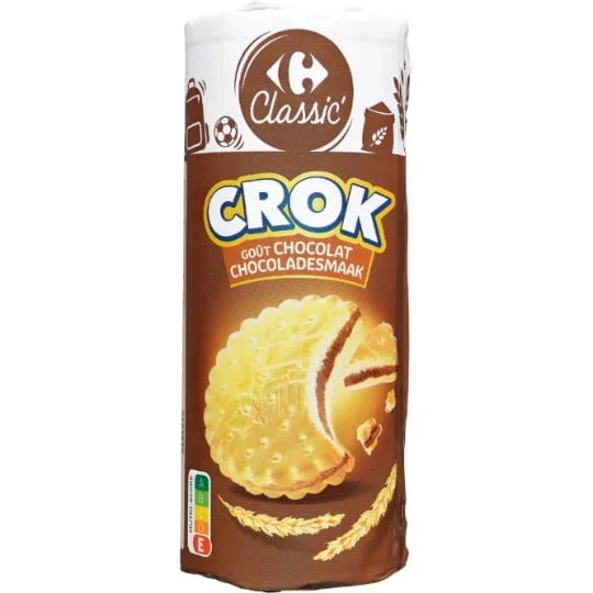 Biscuits crok goût chocolat