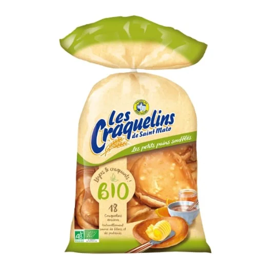 Craquelin bio les petits pains soufflés légers et craquants