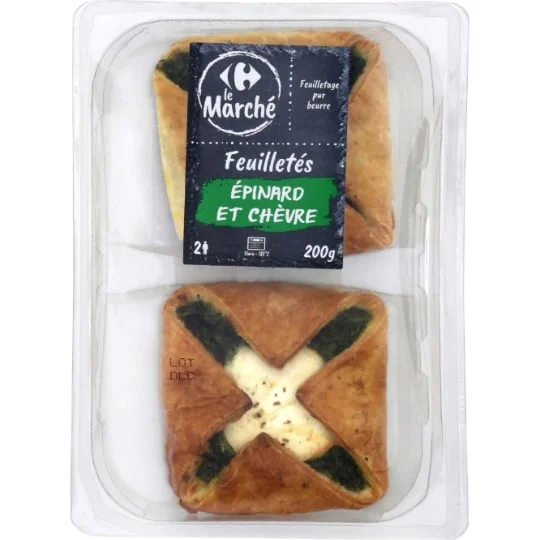 Feuilletés épinard chèvre
